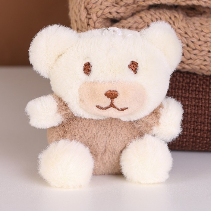 Мягкая игрушка &laquo;Мишка&raquo; на брелоке, 10 см, цвет МИКС