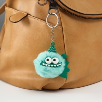 Пушистик на кольце "Пиранья" зелёный 7,5х7х6 см Пушистик на кольце "Пиранья" зелёный 7,5х7х6 см