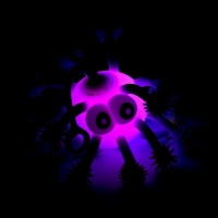 Мяч детский резиновый ёжка световой «Чудик», цвета МИКС Мяч детский резиновый ёжка световой «Чудик», цвета МИКС