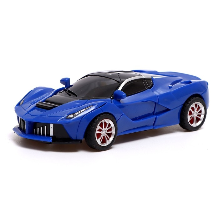 Робот инерционный &laquo;Спорткар&raquo;, трансформируется при столкновении, цвета МИКС