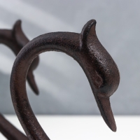 Сувенир чугун "Два лебедя" набор 2 шт 20х8х15 см Сувенир чугун "Два лебедя" набор 2 шт 20х8х15 см