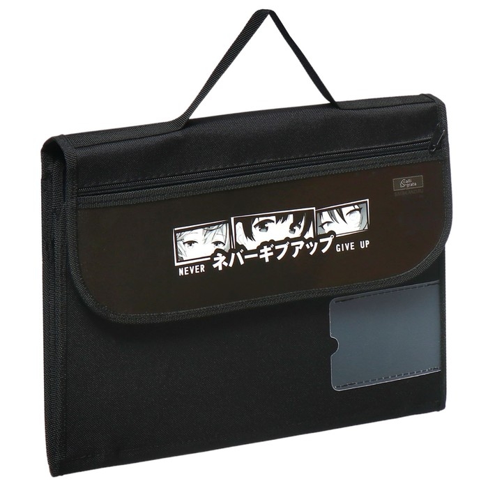 Папка для труда А4, с ручками, раскладная на липучке, текстильная, Calligrata Папка для труда А4, с ручками, раскладная на липучке, текстильная, Calligrata "Аниме"