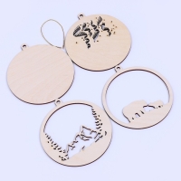 Заготовки для творчества. Деревянная ёлочная подвеска «Новый год! Белые медведи» Заготовки для творчества. Деревянная ёлочная подвеска «Новый год! Белые медведи»