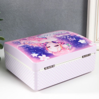 Шкатулка музыкальная механическая "Аниме" 15х12х7 см Шкатулка музыкальная механическая "Аниме" 15х12х7 см