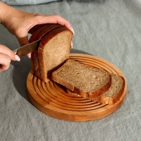 Доска разделочная для подачи и сервировки Adelica &laquo;Олимп&raquo;, d=20&times;1,8 см, берёза