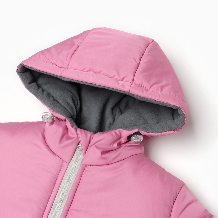 Комплект зимний для девочки, цвет розовый, рост 116-122 см Комплект зимний для девочки, цвет розовый, рост 116-122 см