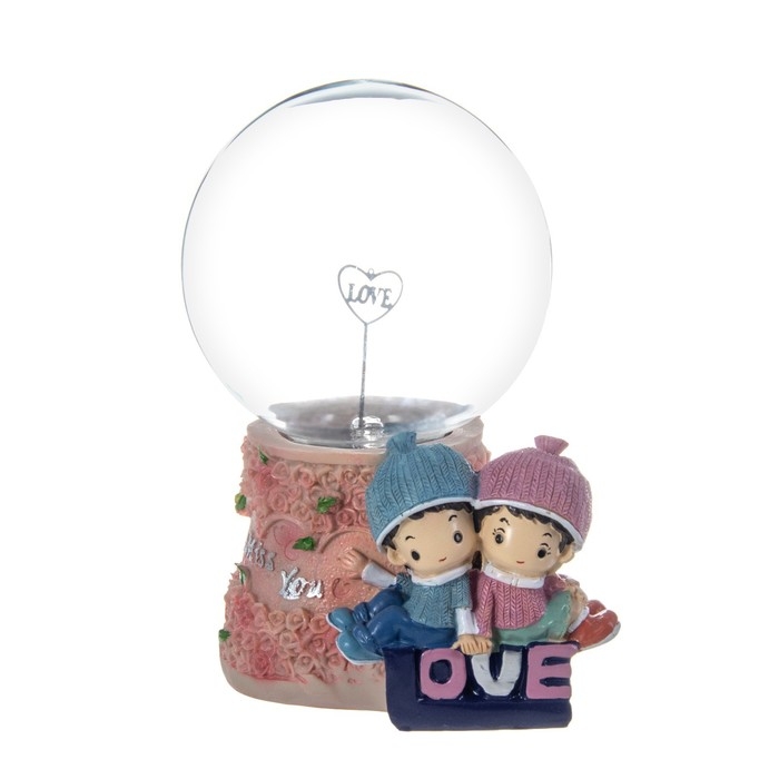 Плазменный шар Плазменный шар "Взаимная любовь" цветной 13х11х19 см RISALUX