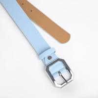 Ремень женский, ширина 3 см, цвет голубой Ремень женский, ширина 3 см, цвет голубой
