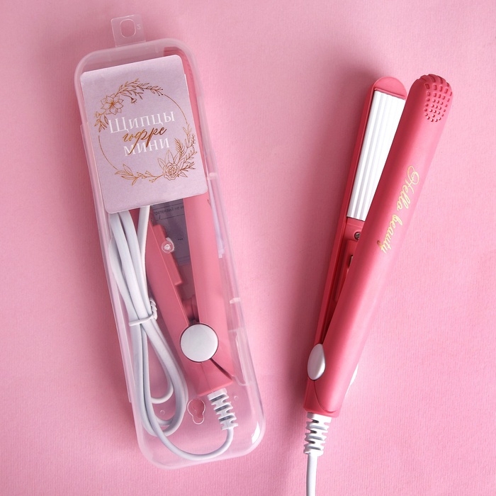 Плойка гофре мини &laquo;Цветы&raquo;, LW-23, 17 х 2 см.