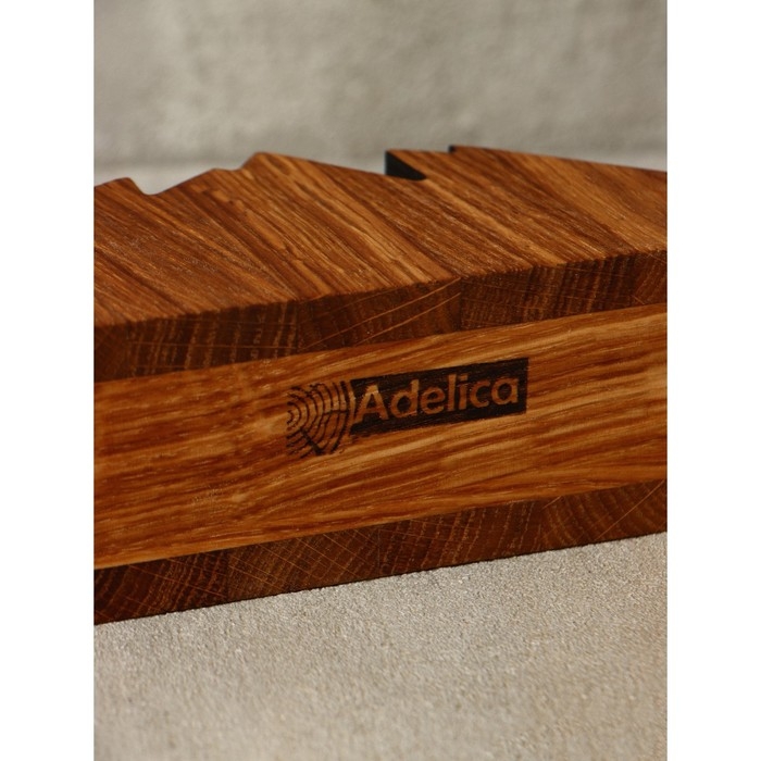 Салфетница &laquo;Гора&raquo;, 18,5&times;7 см, дуб