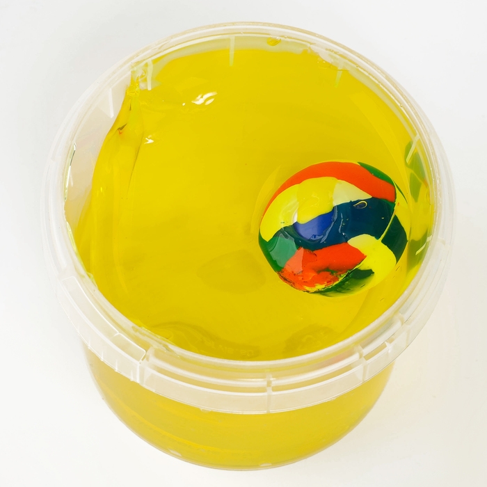 Слайм «Стекло» мяч-прыгун, жёлтый, 90 г Слайм «Стекло» мяч-прыгун, жёлтый, 90 г
