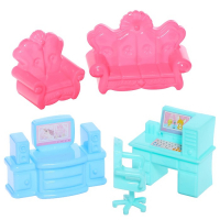 Пластиковый домик для кукол &laquo;Семья&raquo; с фигурками и аксессуарами, свет, звук