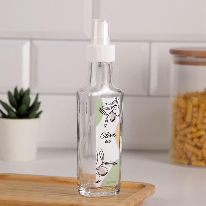 Бутылка для масла, распылитель с дозатором Olive oil, 100 мл