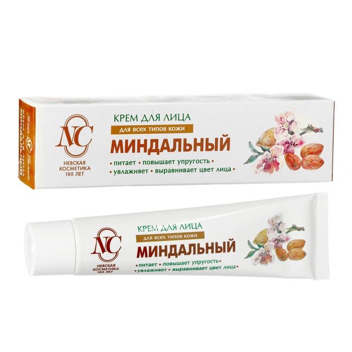 Крем для лица «Невская косметика», миндальный, питание, увлажнение, повышение упругости кожи, 40 мл Крем для лица «Невская косметика», миндальный, питание, увлажнение, повышение упругости кожи, 40 мл