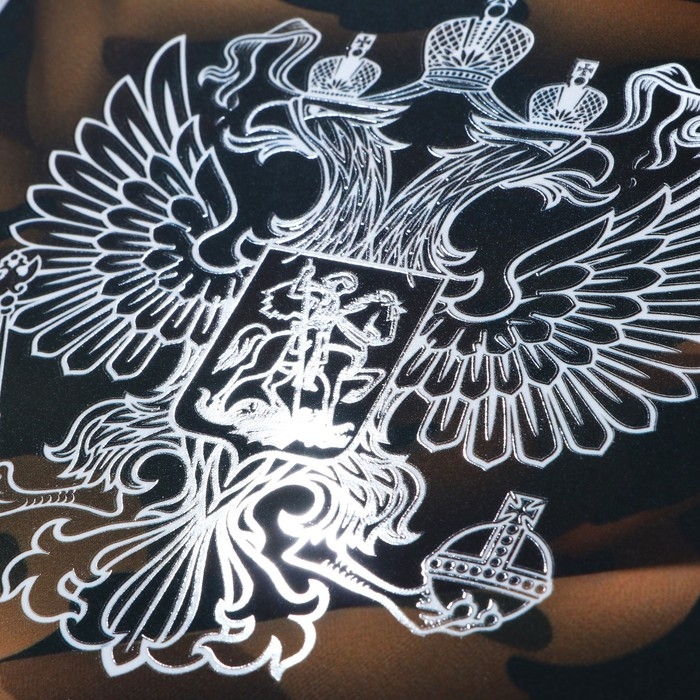 Ежедневник А5+, 100 л. Мягкая обл.Софт-тач &laquo;Герб&raquo;