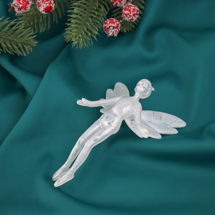 Украшение ёлочное "Феечка" 13х8,  белый