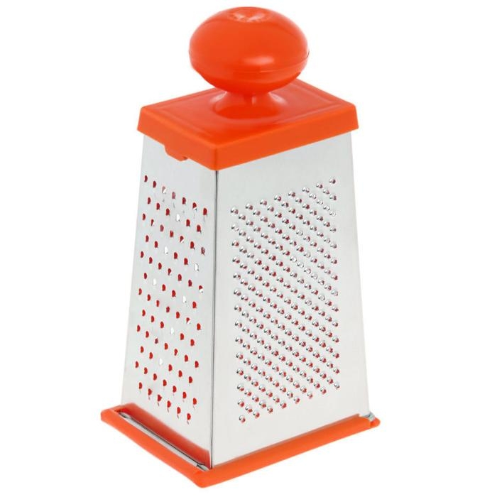 Тёрка «Комфорт», 4 грани,с крышкой-дозатором и круглой ручкой, 11×8,5×23 см, цвет МИКС Тёрка «Комфорт», 4 грани,с крышкой-дозатором и круглой ручкой, 11×8,5×23 см, цвет МИКС