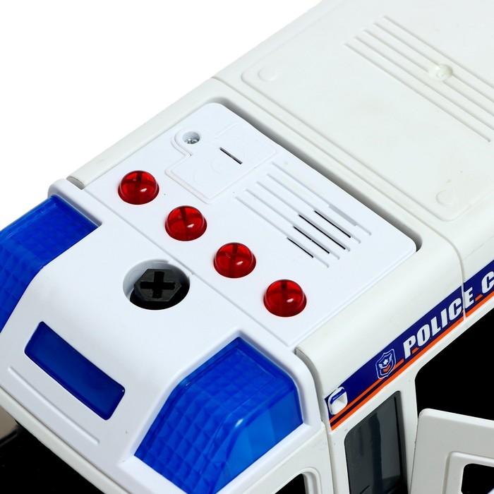 Конструктор винтовой &laquo;Полицейский фургон&raquo;, свет, звук, инерция, 50 деталей