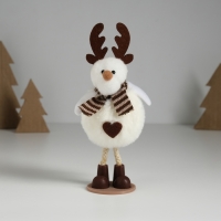 Сувенир текстиль "Олень с сердечком, в шарфике" 6х7,3х17 см Сувенир текстиль "Олень с сердечком, в шарфике" 6х7,3х17 см