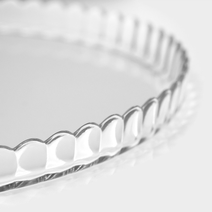 Блюдо стеклянное Patisserie, d=24 см, цвет прозрачный Блюдо стеклянное Patisserie, d=24 см, цвет прозрачный