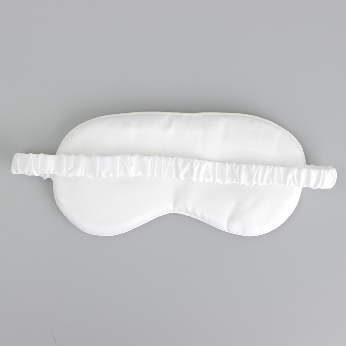 Маска шелковая для сна «Единорог», 20 х 9 см, цвет белый Маска шелковая для сна «Единорог», 20 х 9 см, цвет белый