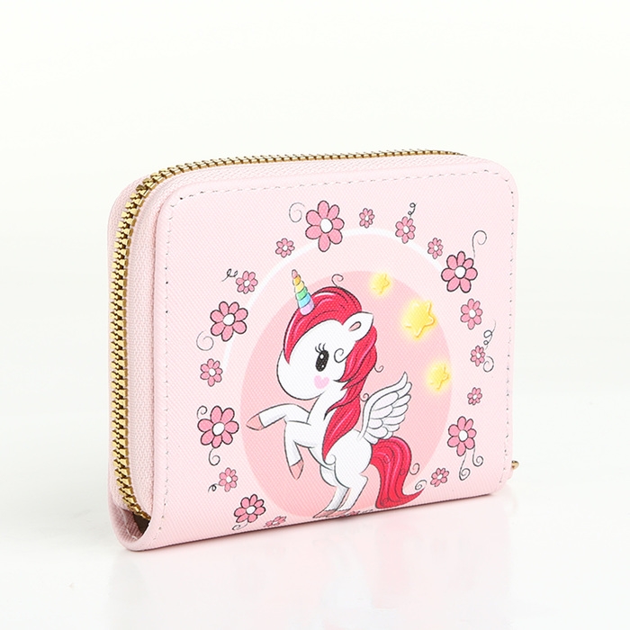 Кошелёк на молнии, цвет розовый Кошелёк на молнии, цвет розовый