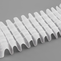 Шторная лента фиксированная сборка, матовая, 6 см, 50 ± 1 м, цвет белый Шторная лента фиксированная сборка, матовая, 6 см, 50 ± 1 м, цвет белый