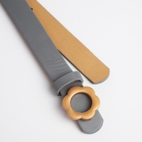 Ремень детский, ширина 2.3 см, пряжка гвоздик, цвет серый Ремень детский, ширина 2.3 см, пряжка гвоздик, цвет серый