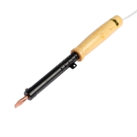 Паяльник ТУНДРА, ЭПСН, деревянная рукоятка, клиновидное жало d=6.2 мм, 80 Вт, 220 В Паяльник ТУНДРА, ЭПСН, деревянная рукоятка, клиновидное жало d=6.2 мм, 80 Вт, 220 В