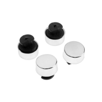 Зеркалодержатель, d=17 мм, без сверления, цвет хром, 4 шт. Зеркалодержатель, d=17 мм, без сверления, цвет хром, 4 шт.