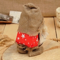 Оберег-домовой "Василек в льняном колпаке, с рублем", 18х11х10см, микс Оберег-домовой "Василек в льняном колпаке, с рублем", 18х11х10см, микс