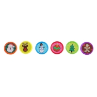 Печать цветная «Новый год», набор 6 шт., МИКС Печать цветная «Новый год», набор 6 шт., МИКС