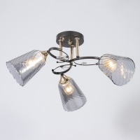 Люстра "Рони" 3хЕ27 40Вт черный 58х58х23см BayerLux