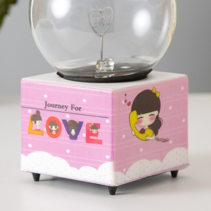 Плазменный шар Плазменный шар "Влюбленные" цветной 8,5х8,5х17 см МИКС