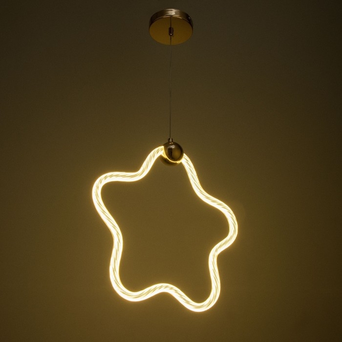 Светильник BayerLux Светильник BayerLux "Звезда" LED 37Вт золото 39х6х40-150 см