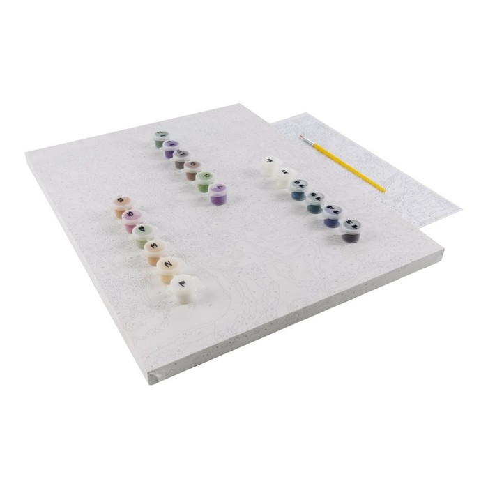 Картина по номерам &laquo;Милый корги&raquo;, холст на подрамнике, 30 &times; 40 см