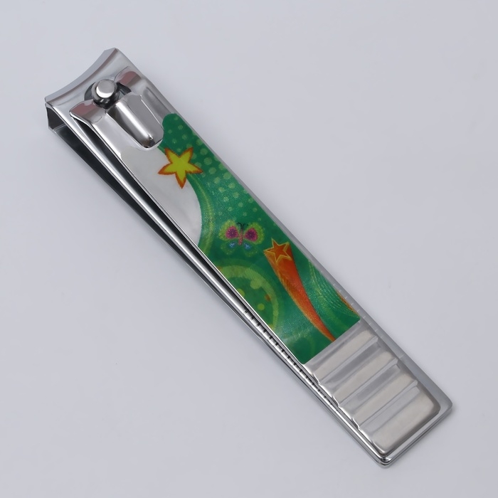 Кусачки-книпсер педикюрные, с пилкой, 8 см, фасовка 12 шт в коробке, рисунок МИКС Кусачки-книпсер педикюрные, с пилкой, 8 см, фасовка 12 шт в коробке, рисунок МИКС