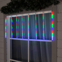 Гирлянда &laquo;Сосульки&raquo; 2.5 &times; 0.5 м, IP65, прозрачная нить, 288 LED, свечение мульти с эффектом стекания, 12 В