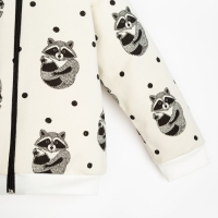 Комплект: толстовка и брюки Крошка Я &laquo;Еноты&raquo;, цвет белый, рост 86-92 см