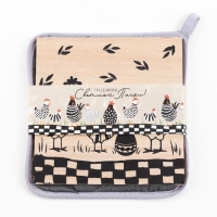 Набор кухонный «Светлой пасхи» прихватка, подставка под горячее Набор кухонный «Светлой пасхи» прихватка, подставка под горячее