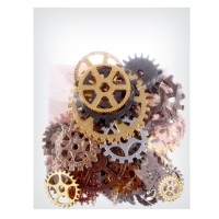 Декор для творчества «Античные шестерни» вес 50 г, размер 1 шт. — 0,5-3 см Декор для творчества «Античные шестерни» вес 50 г, размер 1 шт. — 0,5-3 см