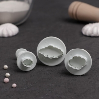 Набор плунжеров кондитерских Доляна &laquo;Облака&raquo;, 3 шт