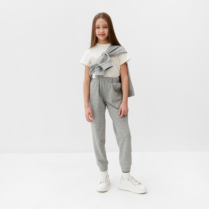 Костюм для девочки MINAKU, цвет серый, рост 140 см Костюм для девочки MINAKU, цвет серый, рост 140 см