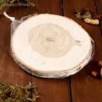 Спил берёзы, шлифованный с одной стороны, диаметр 18-22 см