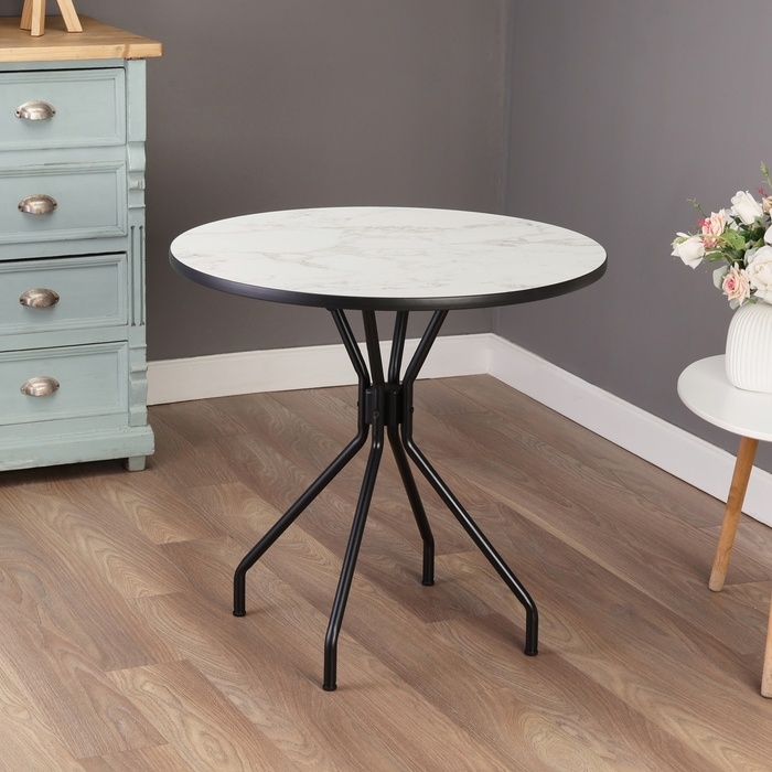 Стол кухонный Рунд ЛДСП 22 мм, 780х780х740, Сабия Стол кухонный Рунд ЛДСП 22 мм, 780х780х740, Сабия