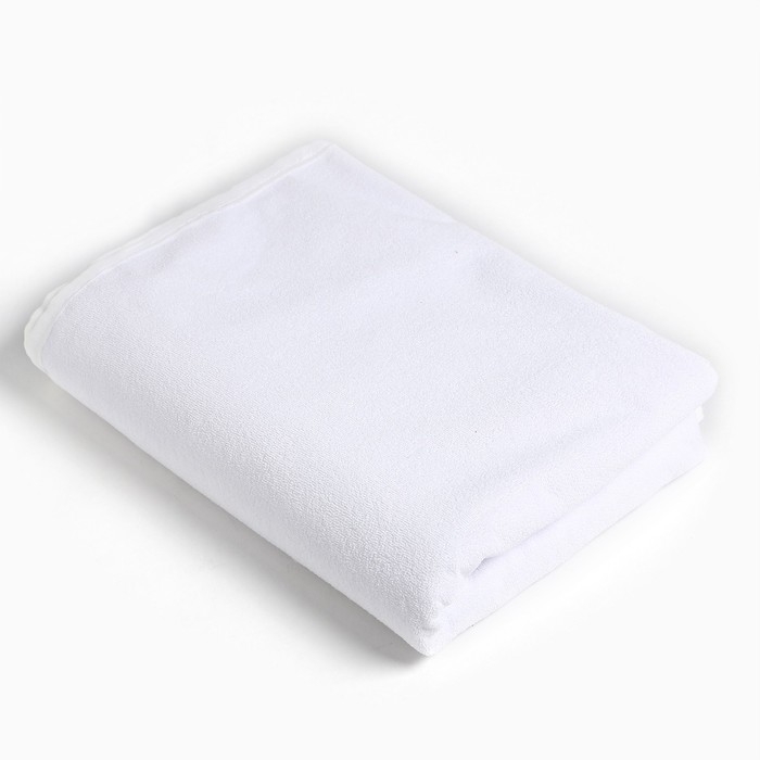 Наматрасник непромокаемый Комфорт 140х200см, с резинкой по углам, махра/мембрана, 100% полиэстер