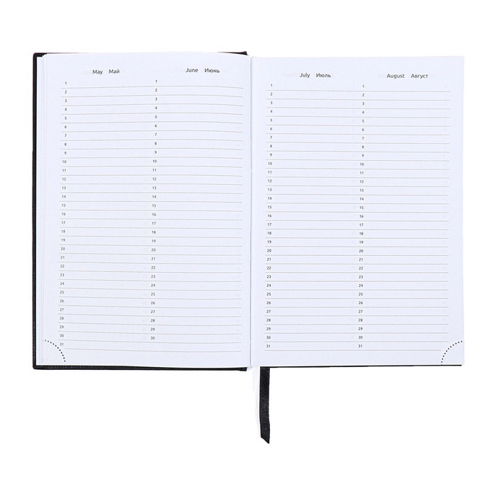 Ежедневник недатированный А5, 160 листов, Attomex.Lancaster, обложка балакрон с поролоном, ляссе, блок 70 г/м2, чёрный Ежедневник недатированный А5, 160 листов, Attomex.Lancaster, обложка балакрон с поролоном, ляссе, блок 70 г/м2, чёрный