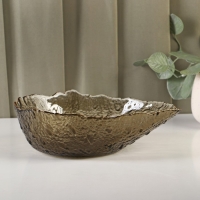 Салатник стеклянный фигурный &laquo;Ракушка&raquo;, 930 мл, 22,5&times;17,5&times;7 см