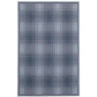 Плед Duotone, синий с белым Плед Duotone, синий с белым