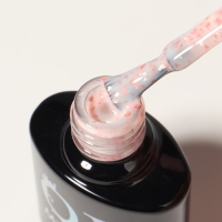 Гель лак для ногтей, &laquo;MILK POTAL&raquo;, 3-х фазный, 8мл, LED/UV, цвет белый/персиковый (09)